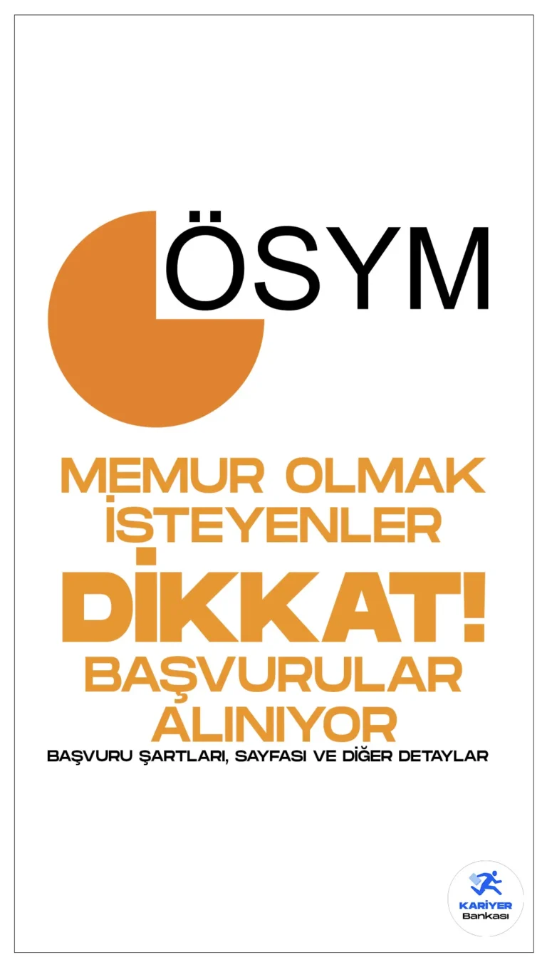 2024 KPSS lisans başvuruları alınıyor.