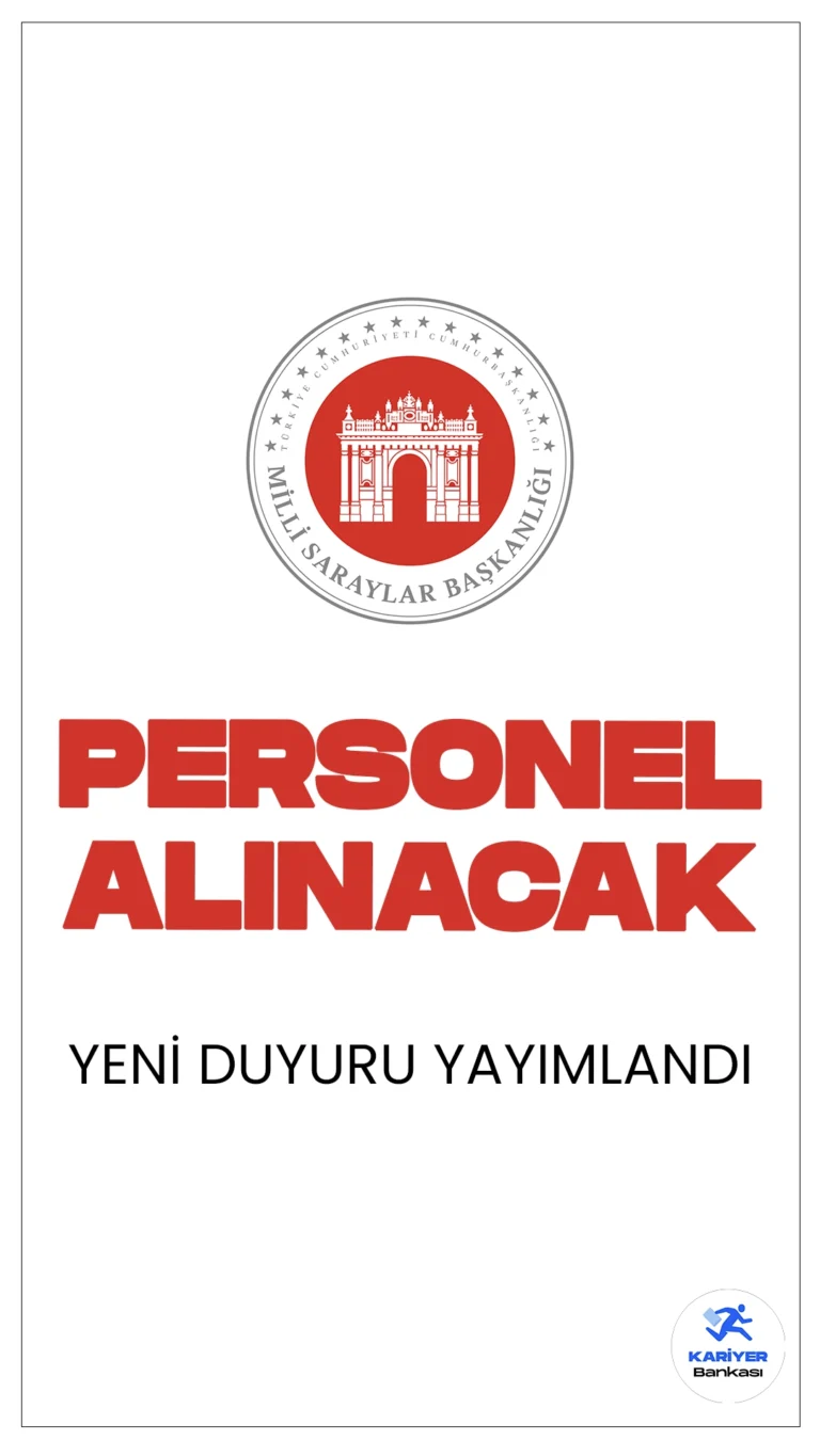 Milli Saraylar İdaresi 30 Güvenlik Alımı Yapacak.Milli Saraylar İdaresi Başkanlığı, 657 sayılı Devlet Memurları Kanunu’nun 4/B maddesi kapsamında istihdam edilmek üzere, 30 koruma ve güvenlik görevlisi alımı için sınav yapacağını duyurdu. İşte detaylar: