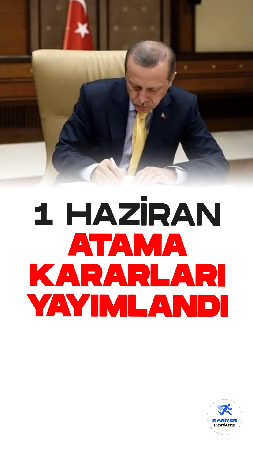 1 Haziran 2024 Atama Kararları Resmî Gazete’de Yayımlandı.Cumhurbaşkanı Recep Tayyip Erdoğan’ın imzasıyla yayımlanan kararlara göre, çeşitli bakanlık ve kurumlarda önemli görevlere yeni atamalar gerçekleştirildi.