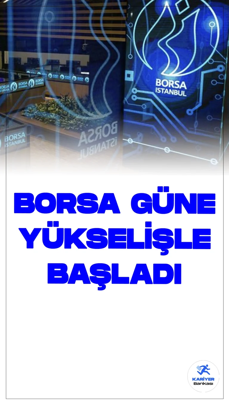 Borsa Güne Yükselişle Başladı.Borsa İstanbul'da BIST 100 endeksi, güne yüzde 0,54 yükselişle 10.738,78 puandan başladı.