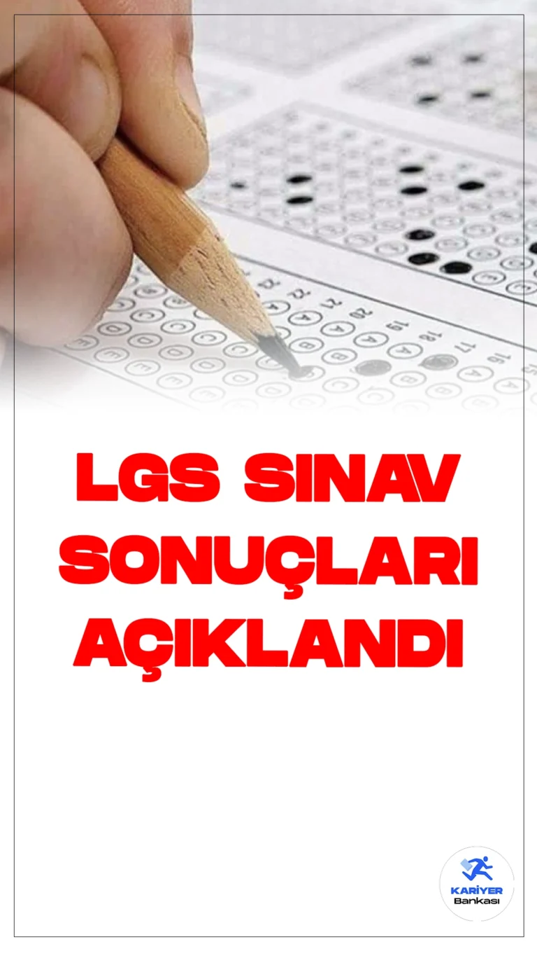 Liselere Geçiş Sistemi (LGS) Sonuçları Açıklandı.Milli Eğitim Bakanlığı tarafından düzenlenen Liselere Geçiş Sistemi (LGS) kapsamındaki merkezi sınavın sonuçları açıklandı. Öğrenciler ve veliler, sonuçlara "https://www.meb.gov.tr" adresinden ulaşabilir.