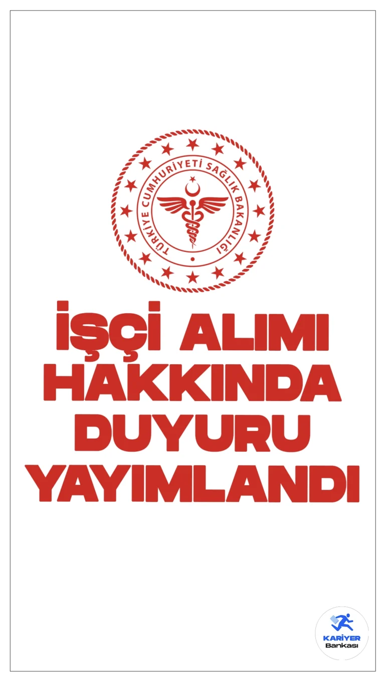 Sağlık Bakanlığı Eski Hükümlü / TMY İşçi Alımı Hakkında Duyuru Yayımlandı.Sağlık Bakanlığı Yönetim Hizmetleri Genel Müdürlüğü sayfasından yayımlanan duyuruda, Kamu Kurum ve Kuruluşlarına Eski Hükümlü veya Terörle Mücadelede Malul Sayılmayacak Şekilde Yaralananların İşçi Olarak Alınmasında Uygulanacak Usul ve Esaslar Hakkında Yönetmelik hükümleri çerçevesinde Sağlık Bakanlığı merkez ve taşra teşkilatında temizlik hizmetleri meslek alanında istihdam edilmek üzere sözlü sınava katılan adayların nihai sonuçlarının açıklandığı aktarıldı.