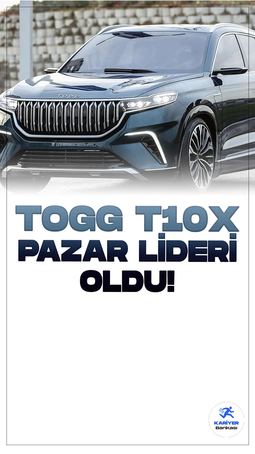 Togg T10X Elektrikli Otomobil Satışlarında Pazar Lideri.Elektrikli otomobil markaları arasında yükselişini sürdüren Togg, mayıs ayında da pazar liderliğini sürdürdü. Togg, geçen ay 4 bin 140 adetlik satışla en yakın rakibine 3 bin 590 adet fark attı.