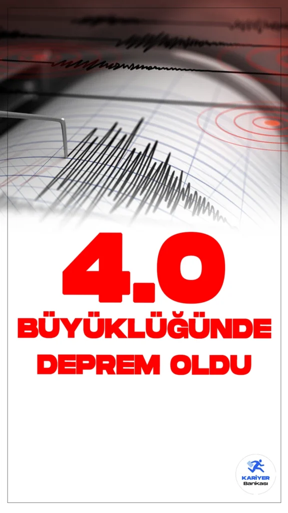 Bingöl'de 4 Büyüklüğünde Deprem Oldu.İçişleri Bakanlığı Afet ve Acil Durum Yönetimi Başkanlığı Deprem Dairesi tarafından yayımlanan son dakika verilerine göre, Bingöl'ün Karlıova ilçesinde deprem meydana geldi.