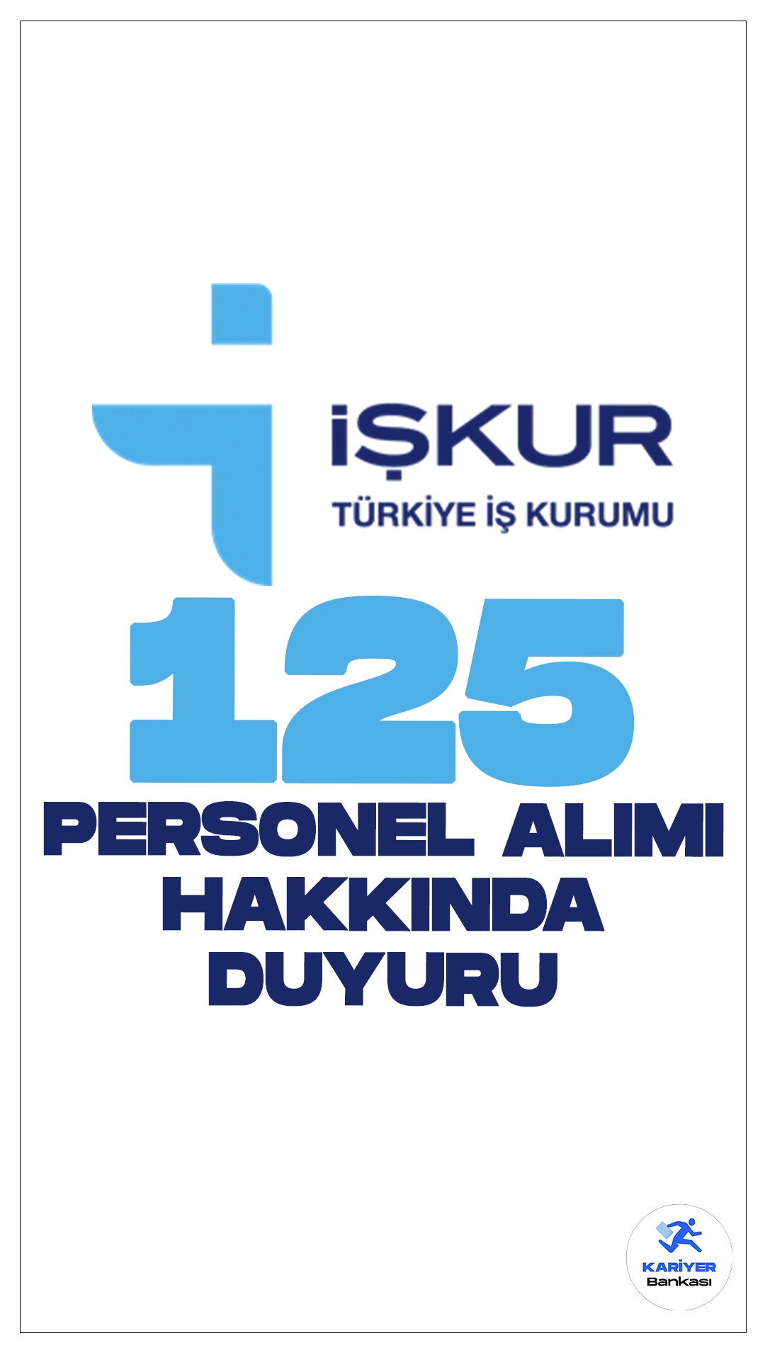 İŞKUR 125 Personel Alımı Hakkında Duyuru Yayımlandı. Türkiye İş Kurumu (İŞKUR) sayfası üzerinden yayımlanan duyuruda, İŞKUR taşra teşkilatında istihdam edilmek üzere 125 sözleşmeli büro personeli alımı kapsamında, asil olarak yerleşen adayların nihai sonuçlarına ilişkin duyuru 07.07.2023 tarihinde İŞKUR internet sayfasında yayımlandığı aktarıldı. İlgili duyuruda, Sözleşmeli Büro Personeli ilanı sonucu asil veya yedek olarak yerleşen adaylardan çeşitli nedenlerle hakkını kaybedenlerinin yerine atama sırası gelen yedek adaylara ilişkin listenin açıklandığına yer verildi.Yedek adaylardan sırası gelenlerin, istenilen belgeleri 05.07.2024-19.07.2024 tarihleri arasında belirtilen adrese teslim etmeleri gerektiği kaydedildi.