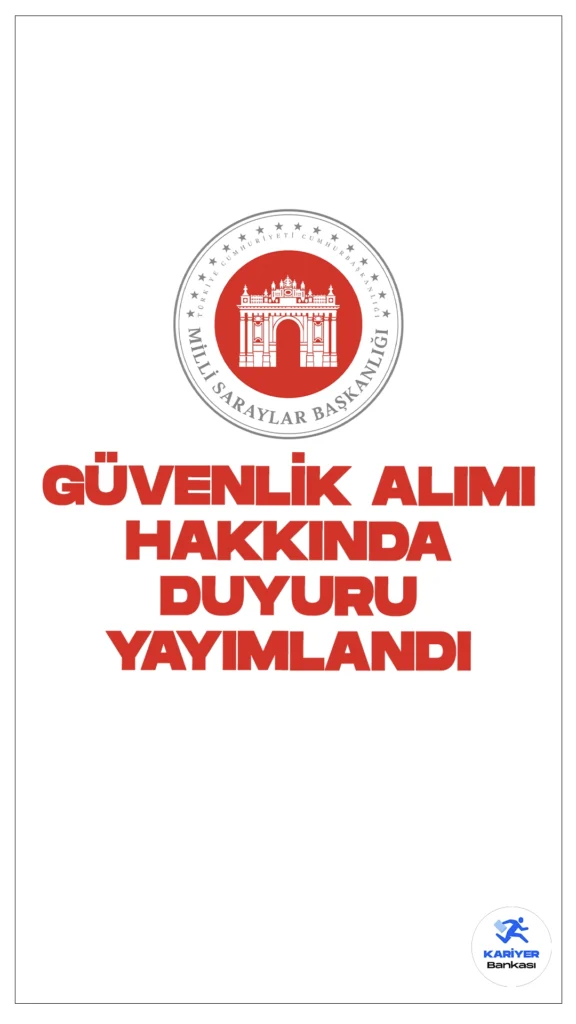 Milli Saraylar İdaresi 30 Güvenlik Alımı Sonuçları Açıklandı.Milli Saraylar İdaresi sayfasından yayımlanan duyuruda, başvuruları 23 Mayıs-2 Haziran 2024 tarihleri arasında alınan sözleşmeli güvenlik alımı başvuru sonuçlarının açıklandığı aktarıldı.