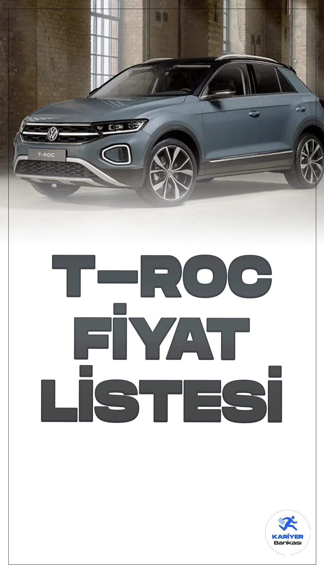 Volkswagen T-Roc Haziran 2024 Fiyat Listesi Yayımlandı.Volkswagen'in kompakt SUV segmentindeki gözde modeli T-Roc, tasarımı, teknolojisi ve sürüş dinamikleriyle dikkat çekmeye devam ediyor. 2024 model yılı için yenilenen T-Roc, şehir içinde ve doğada mükemmel bir sürüş deneyimi sunmak üzere tasarlandı. Hem estetik hem de işlevsel özellikleriyle öne çıkan bu araç, geniş bir kullanıcı kitlesine hitap ediyor.