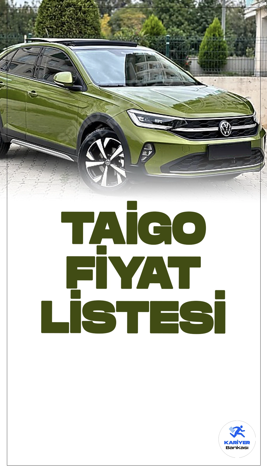 Volkswagen Taigo Haziran 2024 Fiyat Listesi Yayımlandı.Şık tasarımı, geniş iç mekanı ve üstün teknolojik özellikleriyle dikkat çeken Taigo, otomobil severlerin ilgisini çekmeyi başardı.