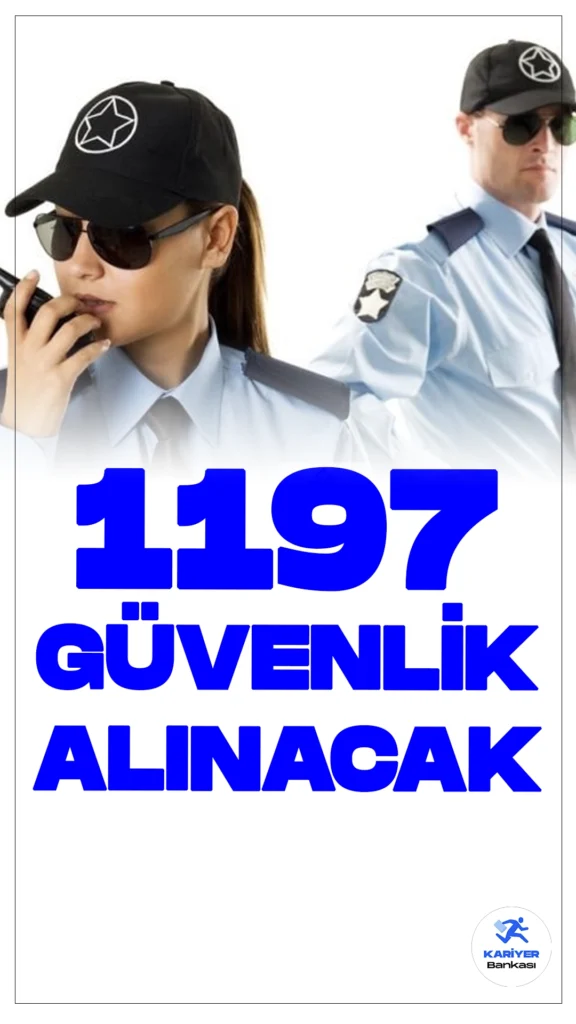 İŞKUR Üzerinden 1197 Güvenlik Görevlisi Alımı Yapılacak.Türkiye İş Kurumu sayfasından güvenlik görevlisi alımı duyuruları art arda yayımlandı. Özel sektör firmaları tarafından yayımlanan duyurularda, 1197 özel güvenlik görevlisi alımı yapılacağı aktarıldı. Başvurular İŞKUR üzerinden gerçekleştirilecek. Başvuru yapacak adayların belirtilen şartları sağlaması gerekmektedir.
