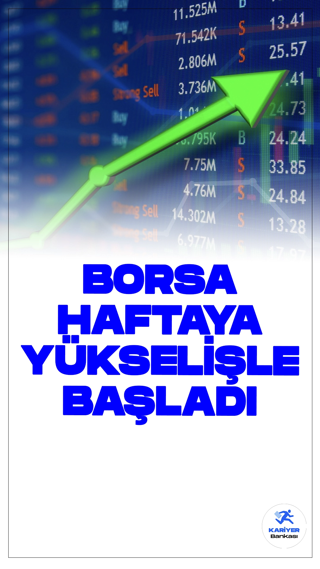 Borsa İstanbul Haftaya Yükselişle Başladı.Borsa İstanbul'da BIST 100 endeksi, haftaya yüzde 0,62 yükselişle 10.714,07 puandan başladı.