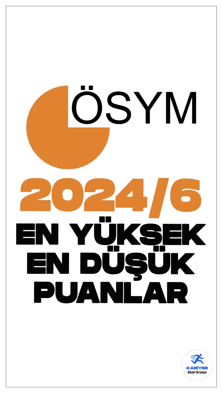 KPSS 2024/6 En Yüksek En Düşük Puanlar Belli Oldu.KPSS 2024/6 tercih sonuçlarının açıklanmasıyla en yüksek ve en düşük puanlar da belli oldu. Milli Eğitim Bakanlığı 2024/6 personel alımında, ortaöğretim ve ön lisans düzeyinden adayların tercihleri alındı.Ortaöğretim düzeyinden 10.430 aday, Ön lisans düzeyinden 2.115 aday tercih yaptı. 18 Temmuz 2024 tarihinde açıklanan KPSS 2024/6 tercih sonuçlarına göre 84 personelin yerleştirmesi yapıldı. En yüksek en düşük puanlara aşağıdaki linklerden ulaşabilirsiniz.