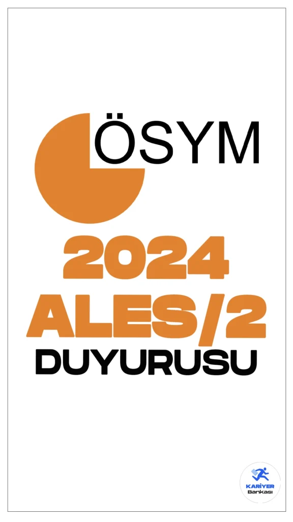 2024 ALES/2 Sınav Giriş Belgeleri Erişime Açıldı.ÖSYM sayfasından yayımlanan duyuruda 8 Temmuz 2024 tarihinde uygulanacak olan 2024 Akademik Personel ve Lisansüstü Eğitimi Giriş Sınavı’na (2024-ALES/2) başvuran adayların  sınava girecekleri bina/salonlara atanma işlemlerinin tamamlandığı aktarıldı.