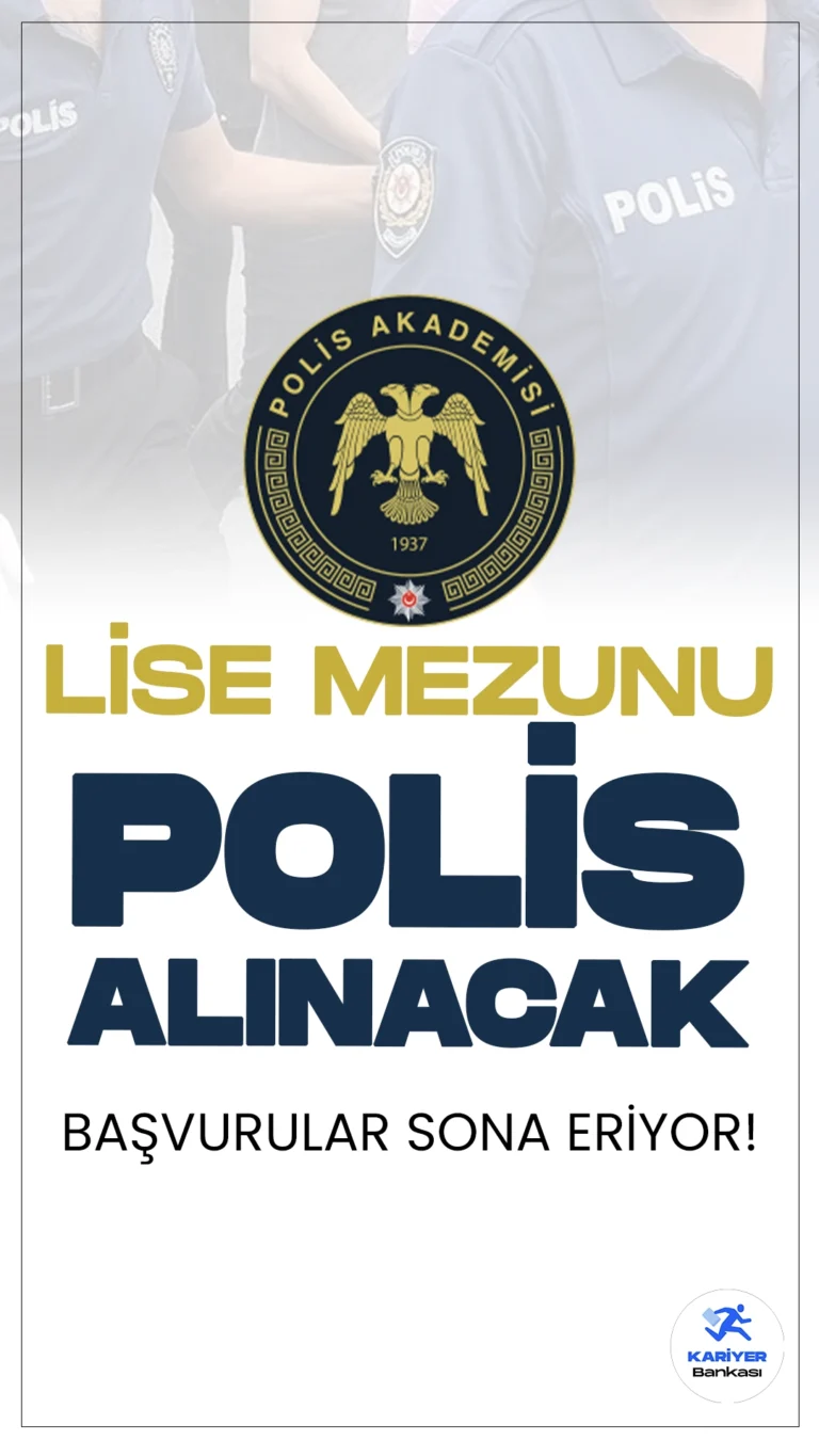2500 Polis Alımı Başvuruları Sona Eriyor.İçişleri Bakanlığı Emniyet Genel Müdürlüğü Polis Akademisi sayfasından yayımlanan duyuruya göre, 2024 yılı Polis Akademisi Başkanlığına bağlı PMYO'ya 2 bin erkek, 500 kadın olmak üzere toplamda 2500 polis alımı yapılacak. Başvuru işlemleri yarın (29 Temmuz) sona erecek.2500 polis alımı şartları neler? İşte şartlar ve başvuru bilgileri...