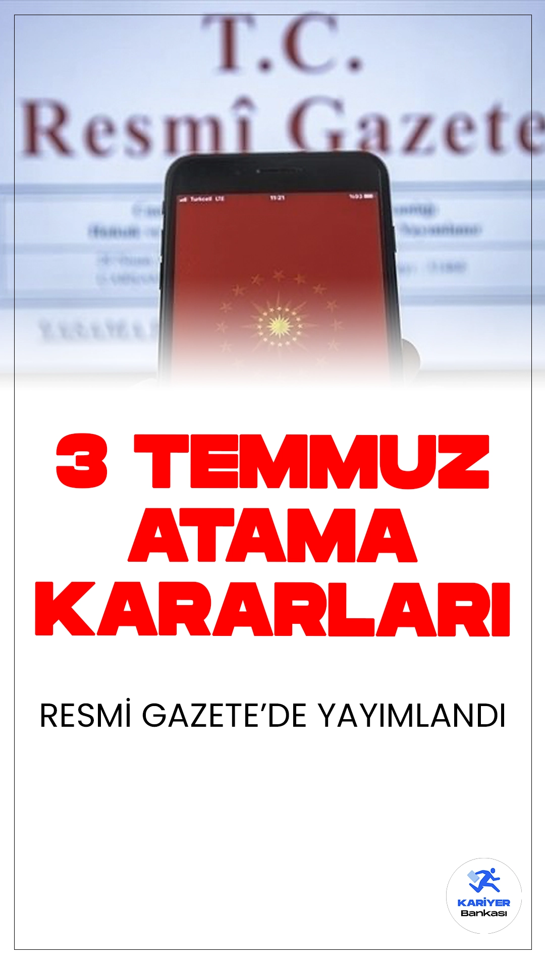 Atama ve Görevden Alma Kararları Resmi Gazete'de Yayımlandı.Cumhurbaşkanı Recep Tayyip Erdoğan'ın imzasıyla yayımlanan atama ve görevden alma kararları, Resmi Gazete'de yer aldı.