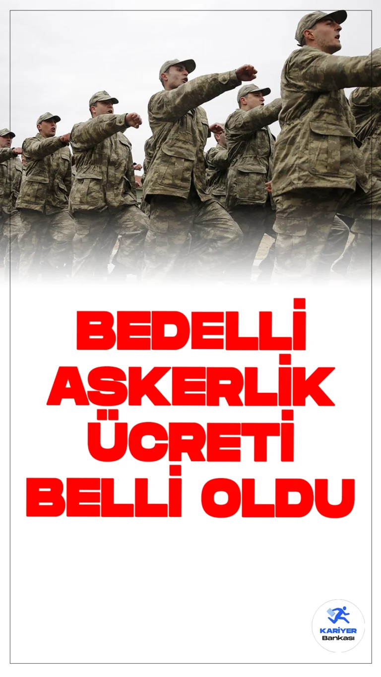 2024 Bedelli Askerlik Ücreti Belli Oldu: İşte Detaylar..2024 bedelli askerlik ücreti, Temmuz zammının belli olmasıyla netleşti. Mevcut durumda bedelli askerlik ücreti 182.609 TL olarak uygulanıyor. Peki, memur zam oranı ile artan bedelli askerlik zammı yüzde kaç oldu? 2024 bedelli askerlik ücreti ne kadar oldu? İşte merak edilen rakamlar…