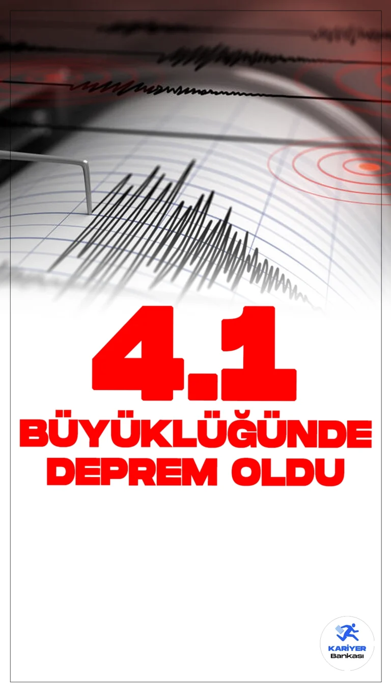 Bingöl'de 4.1 Büyüklüğünde Deprem Oldu.Boğaziçi Üniversitesi Kandilli Rasathanesi ve Deprem Araştırma Enstitüsü tarafından yayımlanan son dakika verilerine göre Bingöl'ün Karlıova ilçesine bağlı Serpmekaya köyünde deprem meydana geldiği aktarıldı.