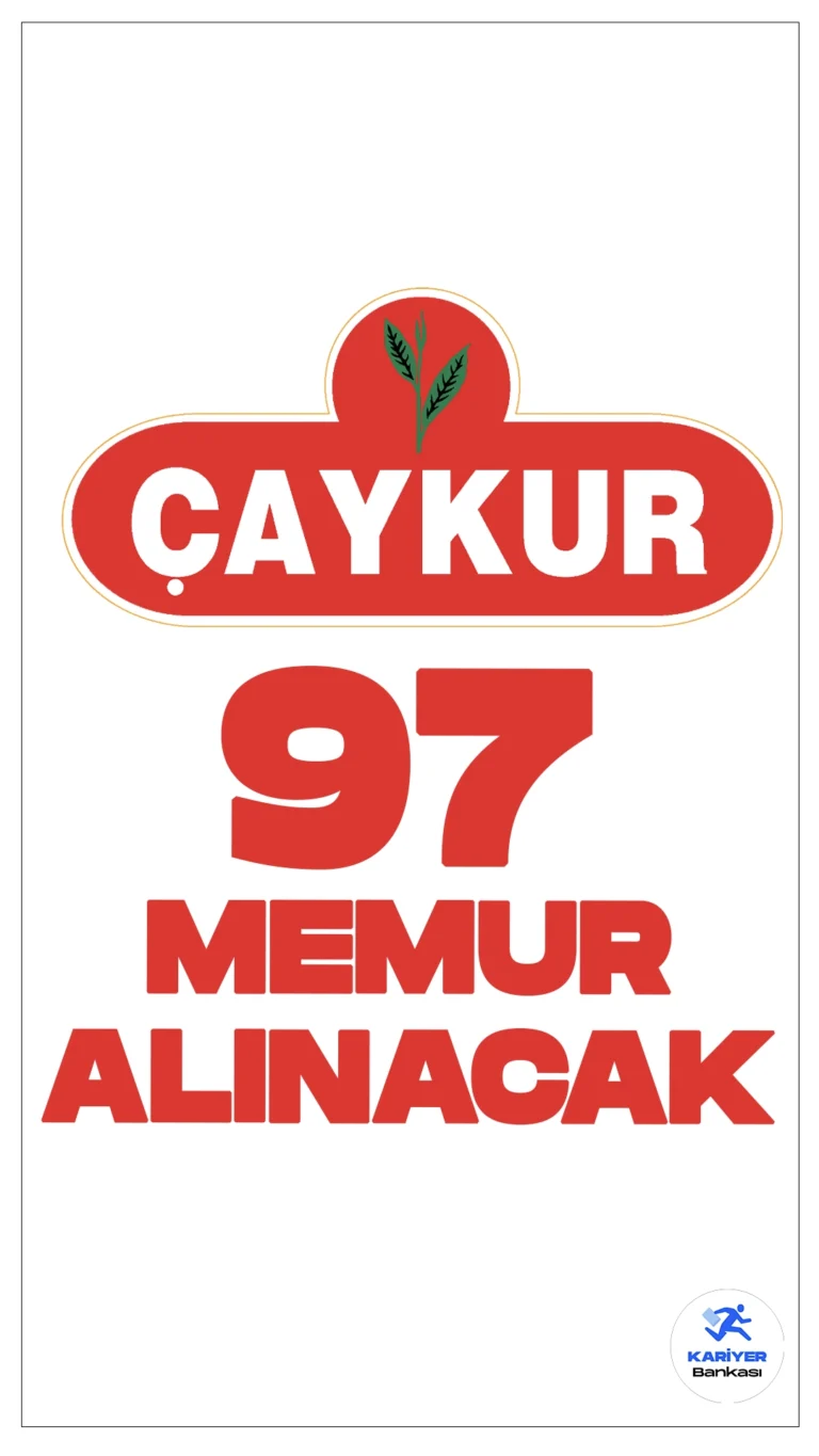Çay İşletmeleri Genel Müdürlüğü (ÇAYKUR) 97 Memur Alımı Yapacak.KPSS 2024/1 tercihleri ile Çay İşletmeleri Genel Müdürlüğüne, Kamu Personel Seçme Sınavlarından (2022-KPSS Lisans, 2022-KPSS Ön Lisans) birine girmiş ve bu sınavların en az birinden ilgili KPSS puanını almış olanlar arasından memur alımı yapılacak.Tercih yapacak adayların belirtilen şartları, nitelik kodları ve özel koşulları dikkatle incelemesi gerekmektedir.