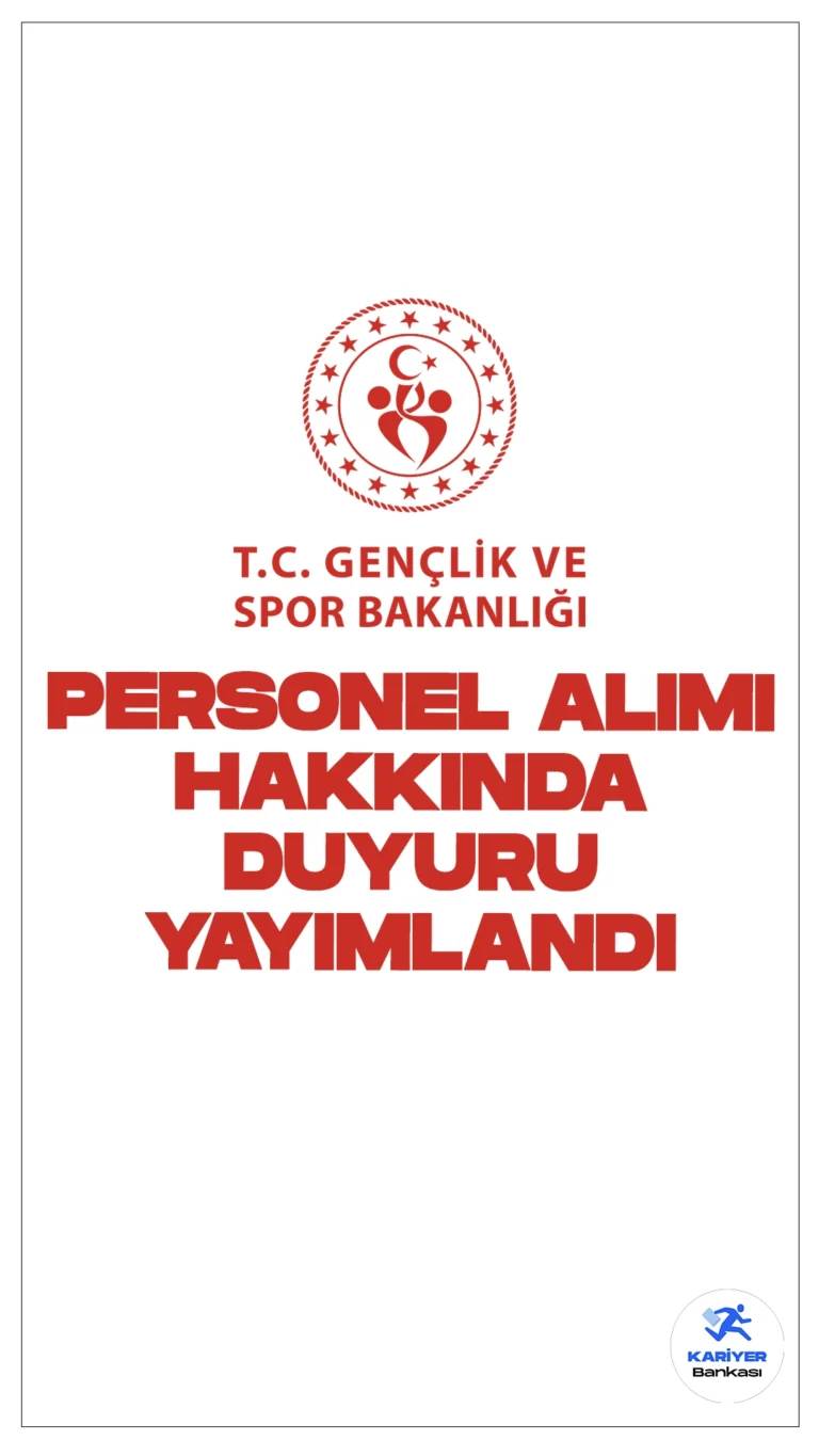 GSB 16 Personel Alımı Hakkında Duyuru Yayımlandı.Gençlik ve Spor Bakanlığı sayfasından yayımlanan duyuruda göre, 06 – 17 Mayıs 2024 tarihleri arasında başvuru yapan adayların başvuru sonuçlarının açıklandığın aktarıldı.