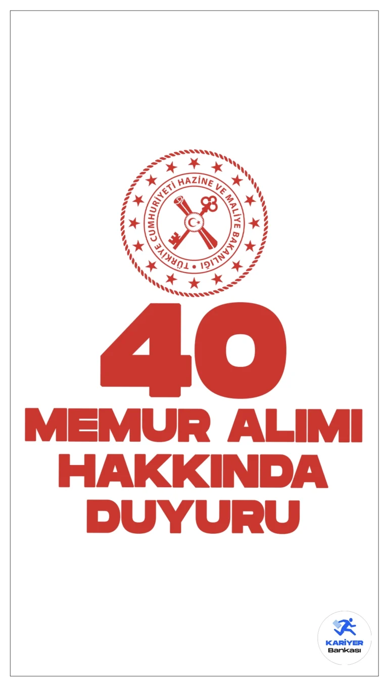 Hazine ve Maliye Bakanlığı 40 Memur Alımı Hakkında Duyuru Yayımlandı. Hazine ve Maliye Bakanlığı sayfasından yayımlanan resmi duyuruda, 02/03/2024 Tarihinde Yazılı Bölümü Yapılan Hazine ve Maliye Uzman Yardımcılığı Giriş Sınavının Sözlü Bölümüne Katılmaya Hak Kazanan Adayların Sınav Tarihi ve Saatinin açıklandığı aktarıldı.