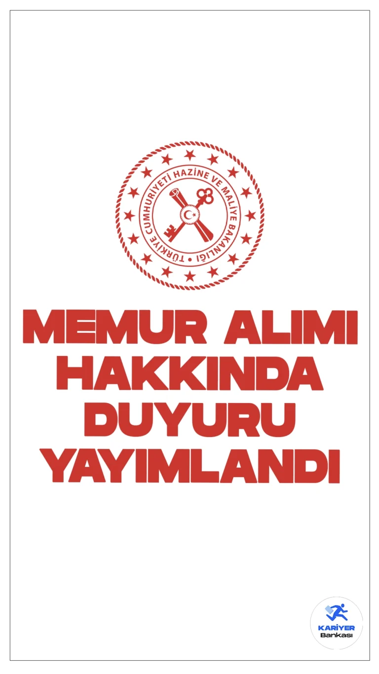 Hazine ve Maliye Bakanlığı Memur Alımı Hakkında Duyuru Yayımlandı. Hazine ve Maliye Bakanlığı sayfası üzerinden yayımlanan duyurularda, uzman yardımcılığı ve defterdarlık uzman yardımcılığı giriş sınavlarının sözlü bölümüne hak kazanan adayların açıklandığı aktarıldı.