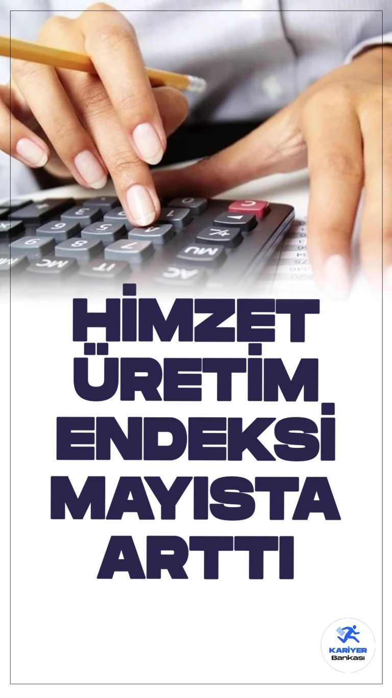 Hizmet Üretim Endeksi Mayıs Ayında Arttı.Hizmet üretim endeksi, Mayıs ayında hem yıllık hem de aylık bazda artış gösterdi. Türkiye İstatistik Kurumu (TÜİK) tarafından açıklanan verilere göre, endeksin yıllık bazda yüzde 0,8, aylık bazda ise yüzde 1,3 oranında yükseldiği bildirildi.
