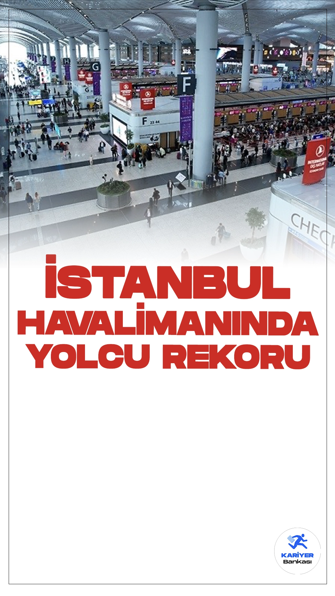 İstanbul Havalimanı'ndan Yolcu Rekoru.Dün İstanbul Havalimanı'nda günlük 268 bin 275 yolcuyla rekor kırıldı. Ulaştırma ve Altyapı Bakanı Abdulkadir Uraloğlu, İstanbul Havalimanı'ndaki rekor yolcu trafiğine ilişkin bilgi verdi.