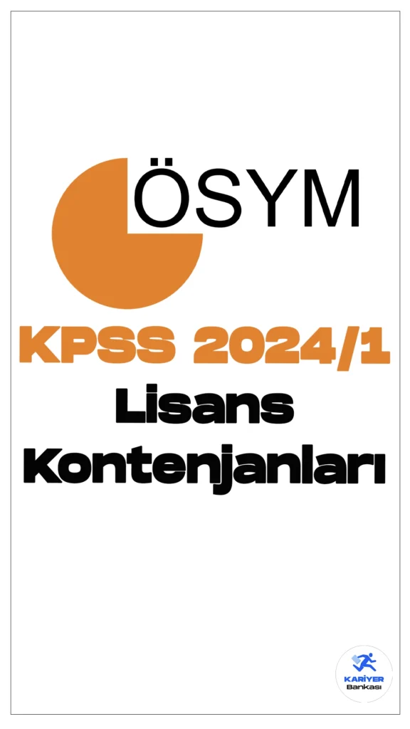 KPSS 2024/1 Lisans Kadro Dağılımı Belli Oldu.KPSS 2024/1 ile kamu kurum ve kuruluşlarına memur alımı tercih duyurusu yayımlandı. Tercih işlemleri bugün(11 Temmuz 2024 ) saat 11.00 itibariyle ÖSYM üzerinden başladı. ÖSYM sayfasından KPSS 2024/1 tercih kılavuzu yayımlandıktan sonra Lisans kadroları için ayrılan pozisyonlarda belli oldu.