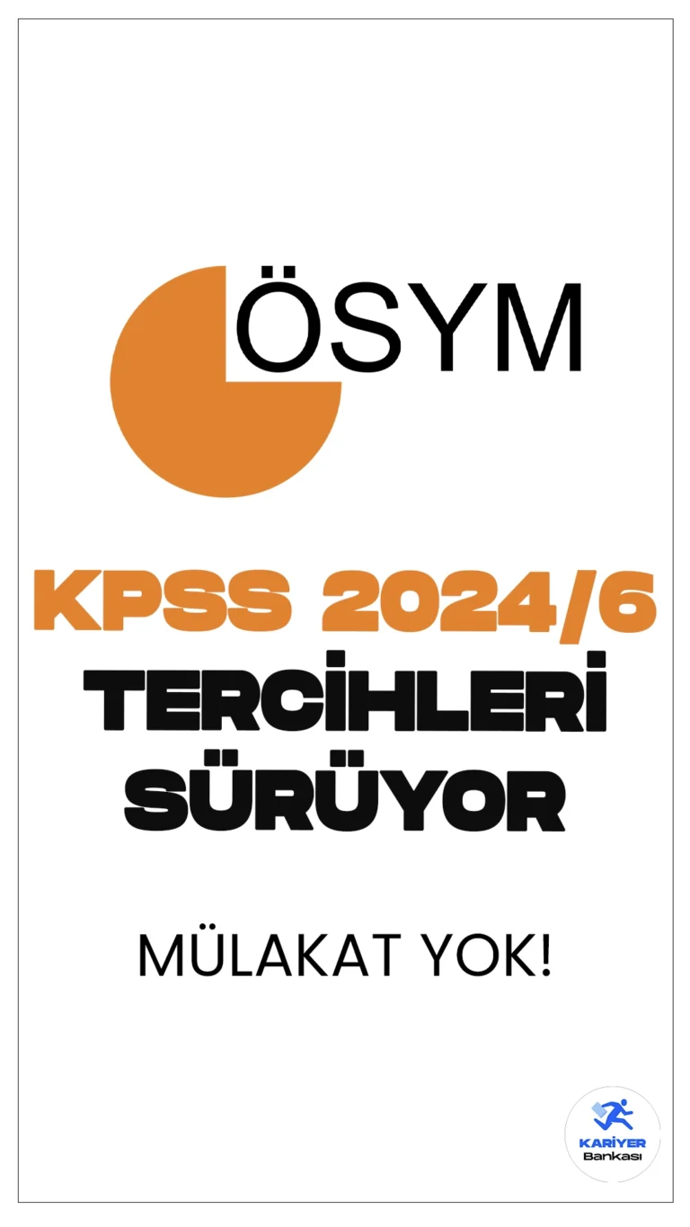 KPSS 2024/6 Tercihleri Sürüyor.ÖSYM sayfasından yayımlanan tercih kılavuzunda, Milli Eğitim Bakanlığına KPSS 2024/6 tercihleri ile ortaöğretim ve ön lisans mezunu adaylar arasından olmak üzere sözleşmeli personel alımı yapılacağı aktarıldı. Tercih işlemleri yarın (9 Temmuz) sona erecek. Başvuru yapacak adayların genel ve özel şartların yanı sıra, istenilen nitelik kodlarınıda sağlaması gerekmektedir.