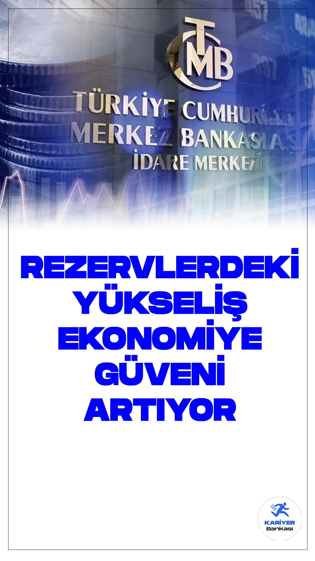 Merkez Bankası Rezervlerindeki Yükseliş Ekonomiye Güveni Artırıyor.Merkez Bankası brüt rezervleri 12 Temmuz haftasında 154 milyar dolara yaklaştı. Uzmanlar, bu artışın Türkiye'nin kredibilitesini ve ekonomik güveni olumlu etkilediğini belirtiyor.