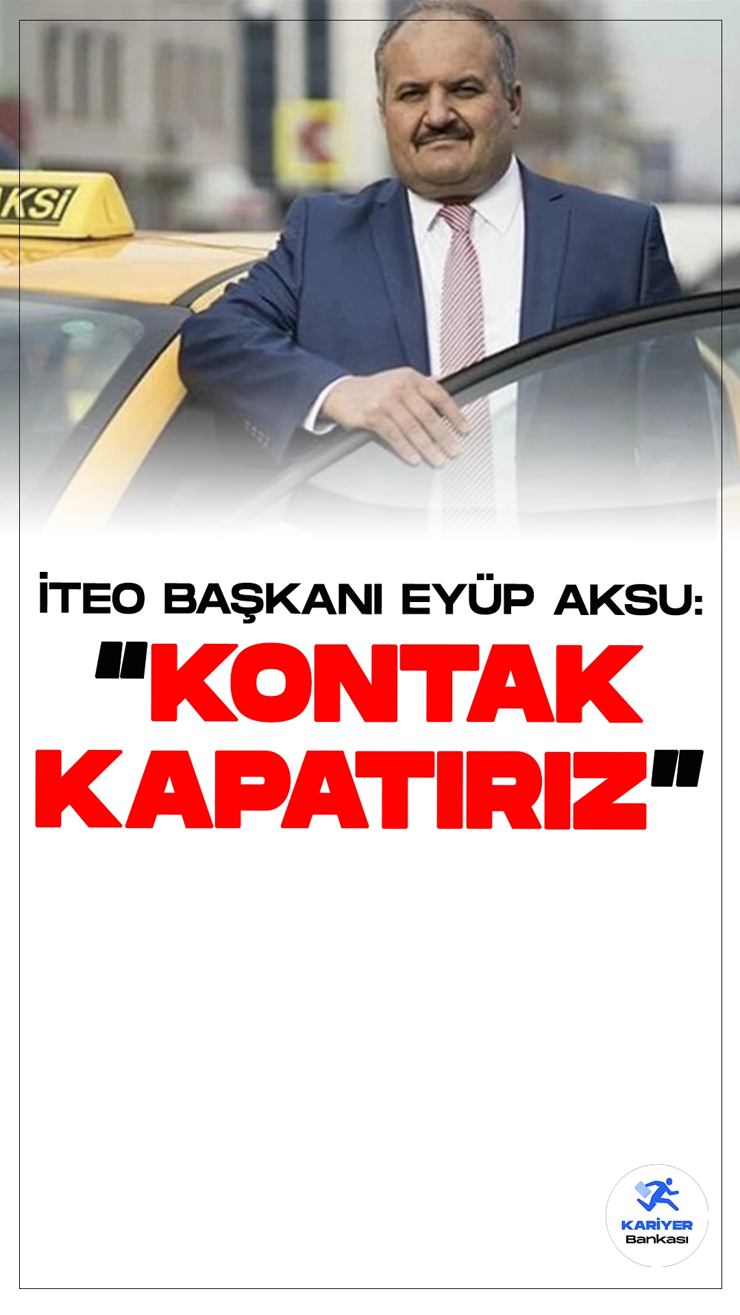 İstanbul Taksiciler Esnaf Odası Başkanı Eyüp Aksu: 'Kontak Kapatırız'.İstanbul'da toplu ulaşıma yapılan zamların ardından taksi ücretleri de arttı. Ancak İstanbul Taksiciler Esnaf Odası Başkanı Eyüp Aksu, zam oranına itiraz ederek sert bir açıklama yaptı: "Esnafı hiçe sayan teklifi kabul etmiyoruz. Bu maliyetlerle kontak kapatırız."