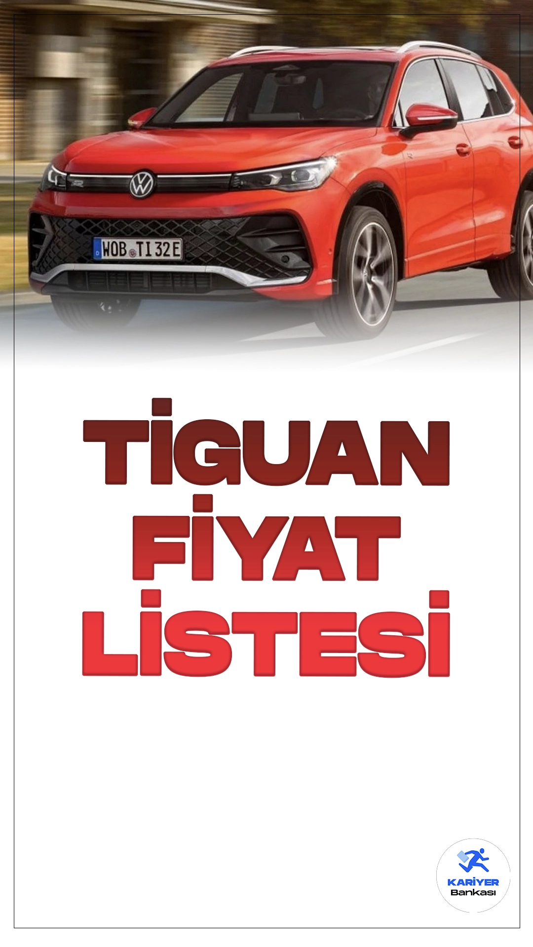Volkswagen Tiguan Temmuz 2024 Fiyat Listesi Yayımlandı.Volkswagen’in popüler SUV modeli Tiguan, yenilikçi tasarımı ve üstün performans özellikleriyle dikkat çekiyor. Araç, konforlu ve güvenli sürüş deneyimi sunarken, teknolojik donanımlarıyla da segmentindeki diğer araçlardan ayrılıyor.