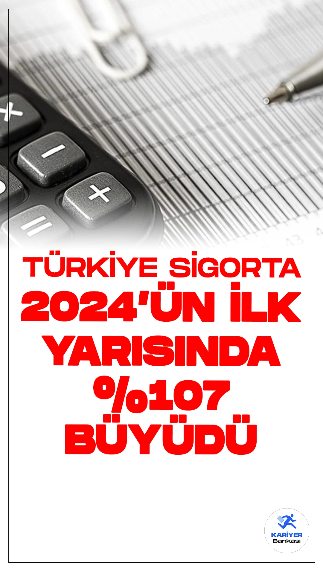 Türkiye Sigorta 2024'ün İlk Yarısında Yüzde 107 Büyüdü.Türkiye Sigorta, 2024'ün ilk yarısında yüzde 107 büyüyerek 50,4 milyar lira prim üretti.