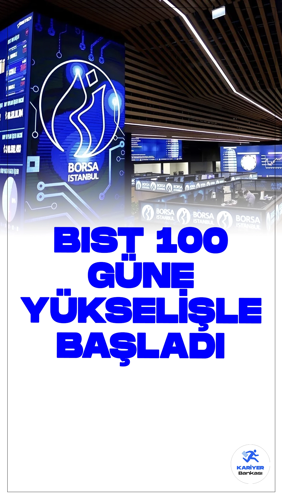 BIST 100 Endeksi Güne Yükselişle Başladı.Borsa İstanbul'da BIST 100 endeksi, güne yüzde 0,14 artışla 9.842,18 puandan başladı. Bankacılık endeksi hafif bir yükseliş gösterirken, holding endeksi sınırlı bir düşüş yaşadı.