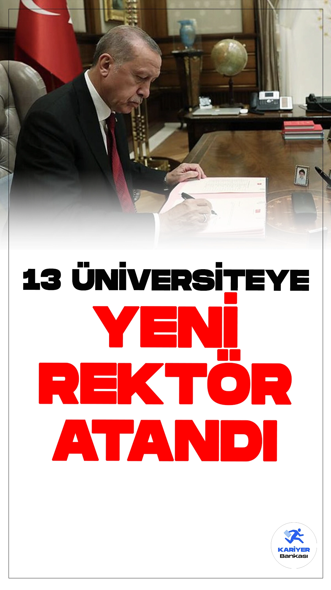 13 Üniversiteye Yeni Rektör Ataması Yapıldı.Cumhurbaşkanı Recep Tayyip Erdoğan, 13 üniversiteye yeni rektör ataması gerçekleştirdi. İstanbul Teknik Üniversitesi Rektörlüğüne Prof. Dr. Hasan Mandal atanırken, diğer üniversitelerde de önemli isimler rektörlük görevine getirildi.