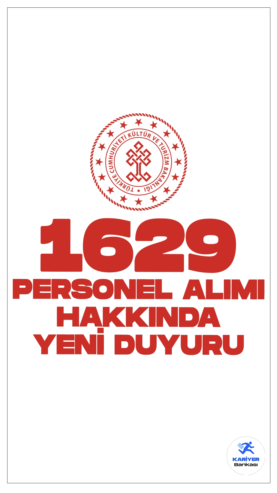 Kültür Bakanlığı 1629 Personel Alımı Sonuçları Hakkında Duyuru. Kültür ve Turizm Bakanlığı sayfasından yayımlanan duyuruda, 20-24 Mayıs 2024 tarihleri arasında gerçekleştirilen ARKEOLOG - MÜZE ARAŞTIRMACISI sözlü sınavı sonucunda yerleştirmeleri yapılan ASİL ADAYLARIN aşağıda belirtilen belgeleri en geç 03.09.2024 günü mesai bitimine kadar aşağıda belirtilen adrese ulaştırmaları gerektiği aktarıldı.