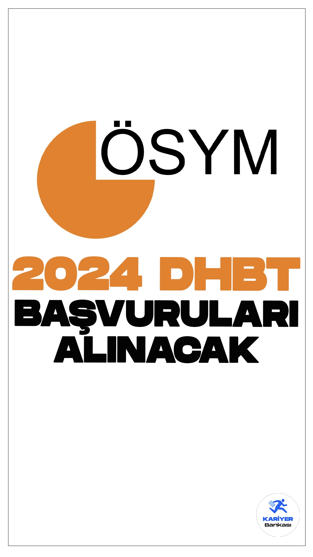 2024-KPSS DHBT Başvuruları Alınacak.ÖSYM sayfasından yayımlanan duyuruda, 22 Eylül 2024 tarihinde uygulanacak 2024- KPSS Din Hizmetleri Alan Bilgisi Sınavı (DHBT) başvuruları 9-15 Ağustos 2024 tarihleri arasından alınacağı aktarıldı.
