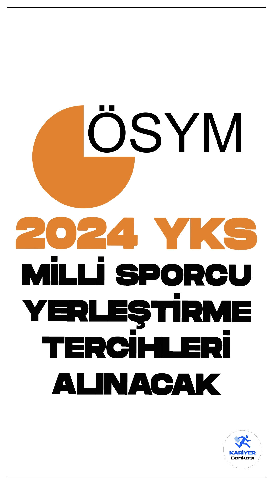 2024 YKS Milli Sporcu Yerleştirme İşlemleri İçin Tercihler Alınacak.ÖSYM sayfasından yayımlanan duyuruda, 2024 Yükseköğretim Kurumları Sınavı (YKS) Kılavuzunun 7.5 maddesine göre spor dallarında yetenekli ve üstün başarılı adaylar için spor alanlarındaki yükseköğretim programlarına yerleştirme işlemi için başvuruların, 14-19 Ağustos 2024 tarihleri arasında yapılacağı aktarıldı.