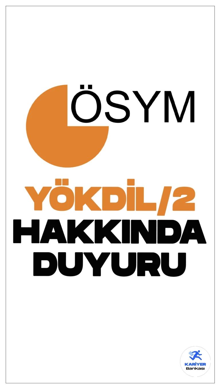 2024-YÖKDİL/2 Sınava Giriş Belgeleri Erişime Açıldı.ÖSYM sayfasından yayımlanan duyuruda, 11 Ağustos 2024 tarihinde uygulanacak olan 2024 Yükseköğretim Kurumları Yabancı Dil Sınavı’na (2024-YÖKDİL/2) başvuran adayların, sınava girecekleri bina/salonlara atanma işlemlerinin tamamlandığı aktarıldı.