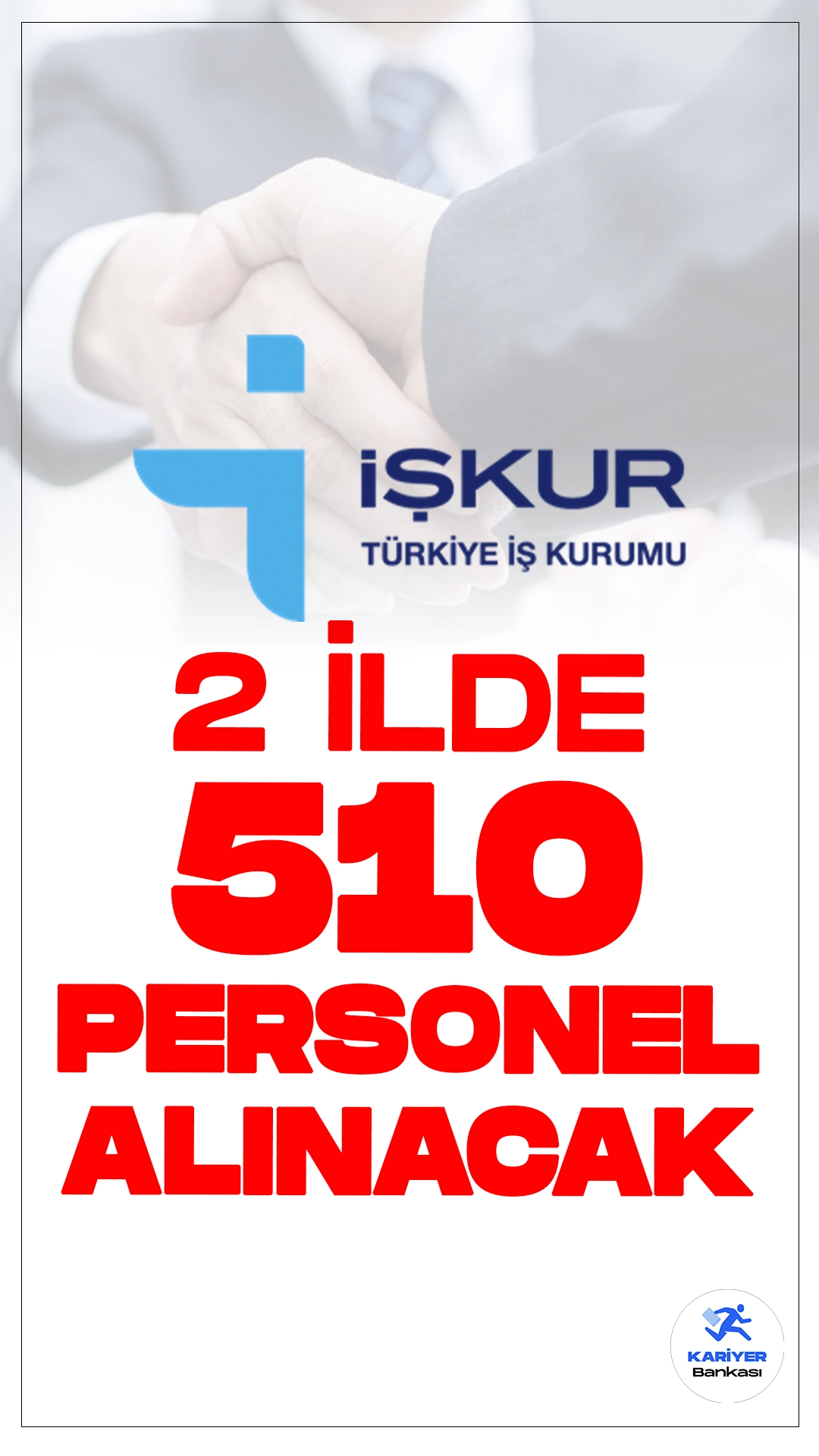 2 İlde TYP Kapsamında 510 Personel Alımı Yapılacak.Türkiye İş Kurumu (İŞKUR) üzerinden yayımlanan duyurulara göre, kaymakamlıklara 2 ilde olmak üzere 510 personel alımı yapılacak.Toplum Yararına Programlar(TYP) kapsamında gerçekleşecek olan personel alımına başvuru yapacak adayların, belirtilen şartları dikkatle incelemesi gerekmektedir.
