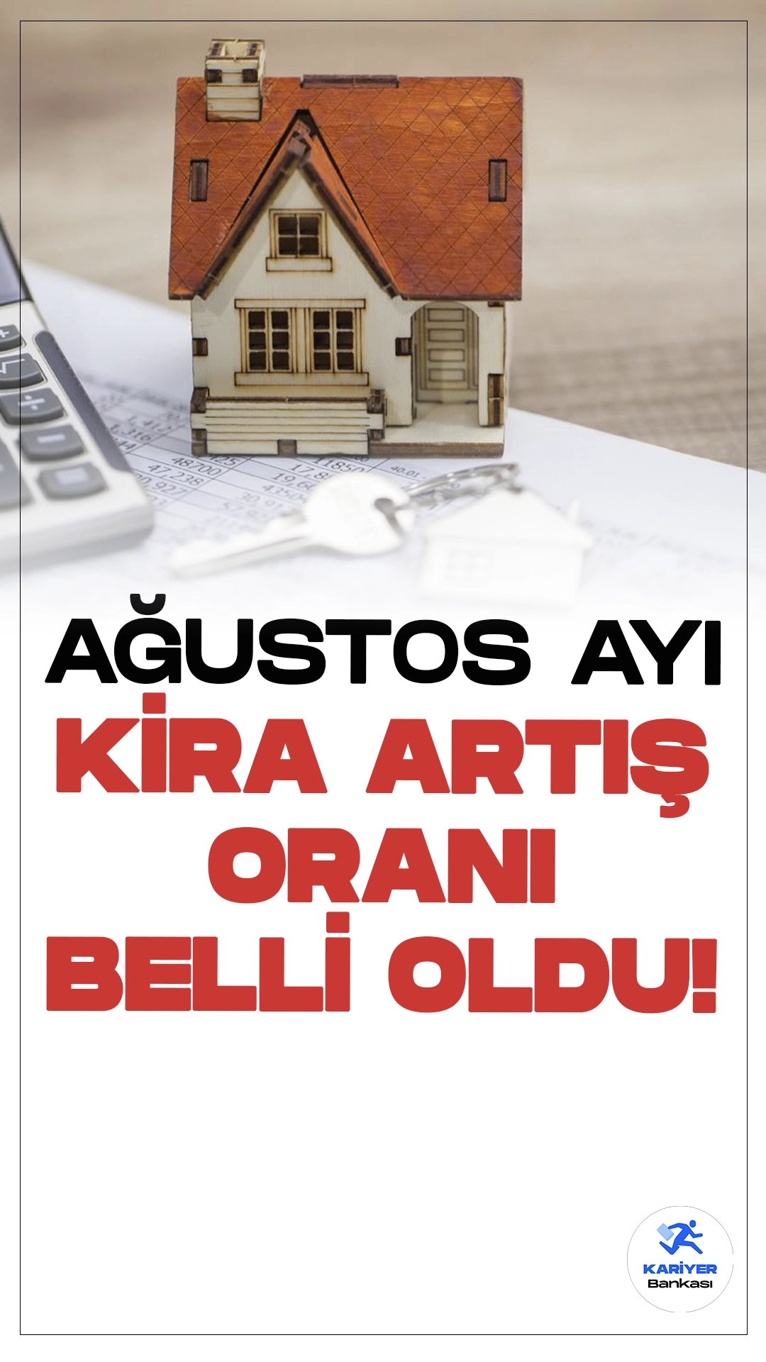 2024 Ağustos Ayı Kira Artış Oranı Belli Oldu.Ağustos ayı kira artış oranı, Temmuz ayında sona eren yüzde 25 zam sınırının ardından yeniden TÜFE verilerine göre belirlendi. TÜFE'nin 12 aylık ortalaması baz alınarak yapılan hesaplamalar sonucunda Ağustos 2024 için kira artış oranı yüzde 65,93 oldu.