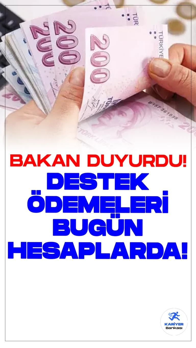 1,5 Milyar TL Tarımsal Destek Ödemeleri Bugün Hesaplarda.Tarım ve Orman Bakanı İbrahim Yumaklı, çiftçilere 1 milyar 479 milyon 141 bin lira tarımsal destekleme ödemesinin bugün hesaplara aktarılacağını duyurdu. Bu ödemeler bitkisel ürün sigortası, büyükbaş hayvan desteği, kırsal kalkınma yatırımları ve diğer alanları kapsıyor.