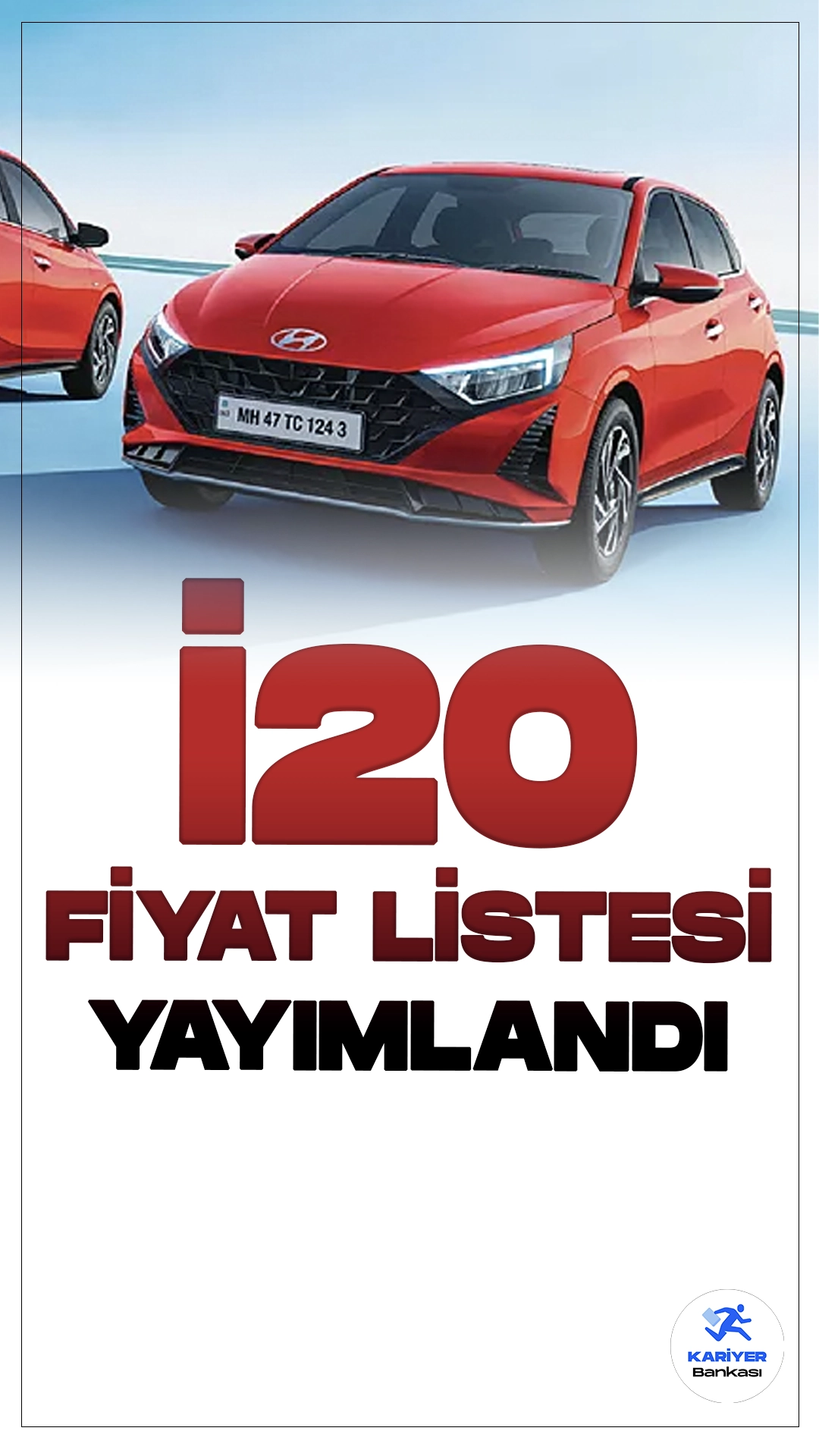 Hyundai Yeni i20 Ağustos 2024 Fiyat Listesi Yayımlandı.Hyundai'nin kompakt sınıftaki başarılı modeli i20, yeni özellikleriyle dikkat çekiyor. Şehir içi kullanıma uygun boyutları ve dinamik tasarımıyla öne çıkan i20, 2024 model yılı için çeşitli yenilikler sunuyor. Araç, modern dış tasarımıyla agresif bir duruş sergilerken, iç mekanında ise yüksek kaliteli malzemeler ve ergonomik düzenlemelerle konfor ön planda tutulmuş.