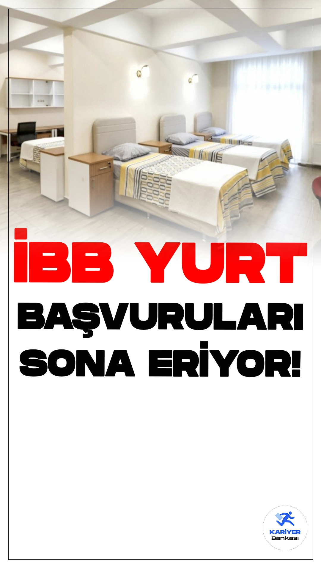 İstanbul Büyükşehir Belediyesi (İBB) tarafından üniversite öğrencilerine sunulan yurt başvuruları bugün sona eriyor. 16 Ağustos'ta başlayan başvuru süreci, İstanbul'da öğrenim gören ve İBB yurtlarında kalmak isteyen öğrenciler için büyük bir fırsat sunuyor. Yurtlar, sabah ve akşam yemeği dahil olmak üzere 1.950 TL ücretle hizmet verecek.