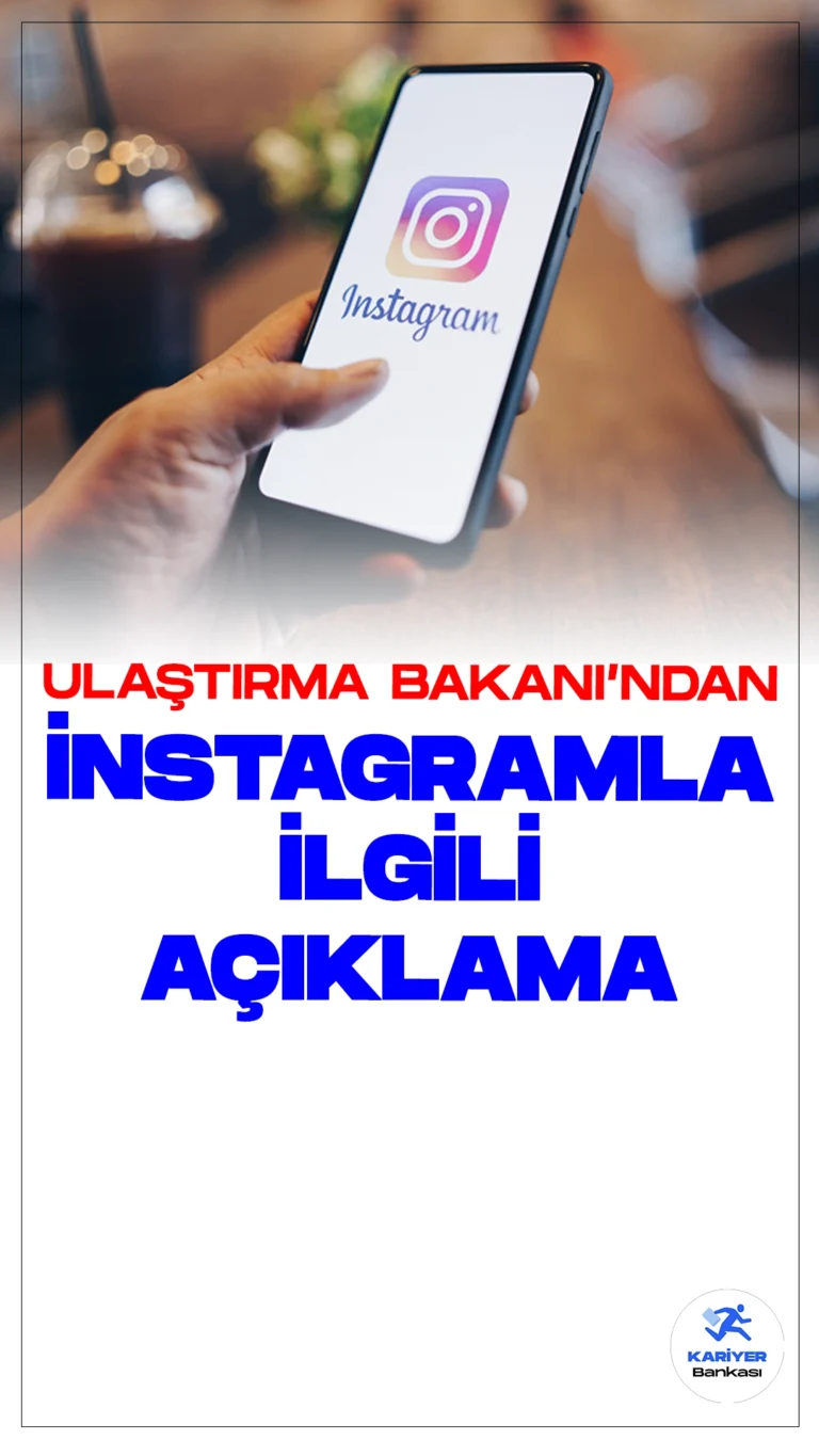 Ulaştırma Bakanı'ndan İnstagramla ilgili Açıklama.Instagram'ın erişim kısıtlaması ile ilgili önemli bir gelişme yaşandı. Bakan Uraloğlu, Instagram yetkilileriyle öğleden sonra yapılacak görüşmenin detaylarını paylaştı.