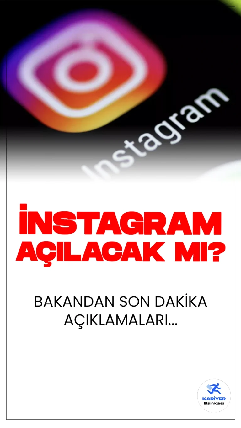 Bakan Uraloğlu'ndan İnstagramla İlgili Son Dakika Açıklaması Geldi.Ulaştırma ve Altyapı Bakanı Abdulkadir Uraloğlu, "Instagram yetkilileriyle iki toplantı yapıldı, hassasiyetlerimizi ilettik. Ciddi aşama kaydedildi, gerekler yerine gelince engel kalkacak" dedi.
