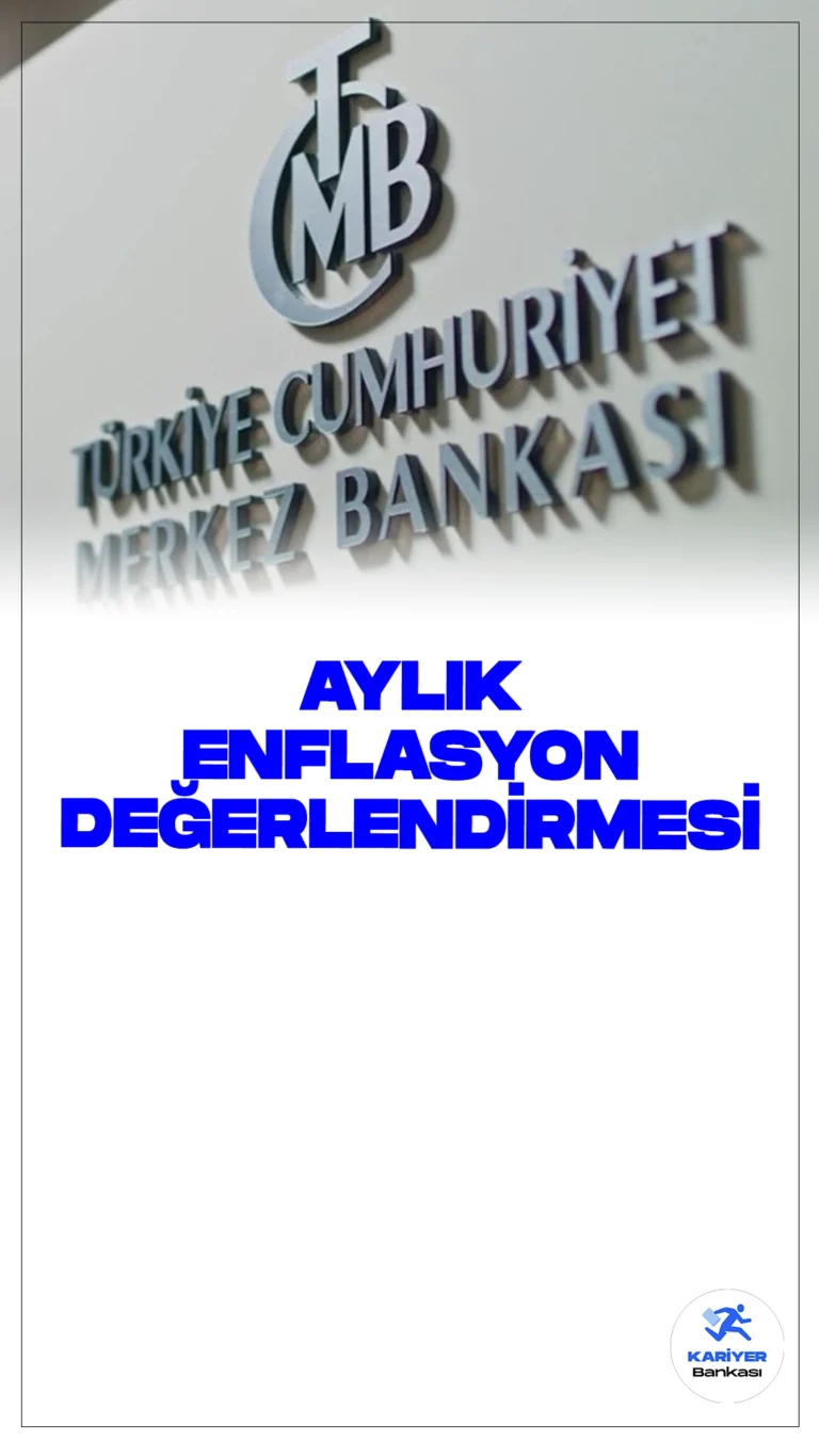 Merkez Bankası'ndan Aylık Enflasyon Değerlendirmesi.Türkiye Cumhuriyet Merkez Bankası (TCMB), Ağustos ayına ilişkin enflasyon değerlendirmesinde, gıda fiyatlarındaki olumlu seyrin etkisiyle aylık enflasyonun yavaşlayabileceğine dikkat çekti
