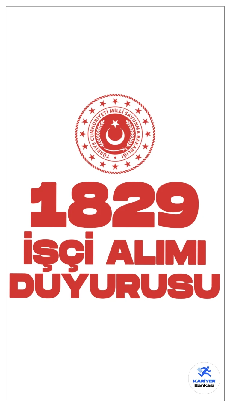 MSB 1829 İşçi Alımı Hakkında Yeni Duyuru Geldi.Milli Savunma Bakanlığı tarafından yayımlanan duyuruya göre, 1829 sürekli işçi alımı mülakat sonuçlarının erişime açıldığı bildirildi. Adaylar, sonuçlarını MSB'nin resmi PERTEM sayfası üzerinden sorgulayabilirler.