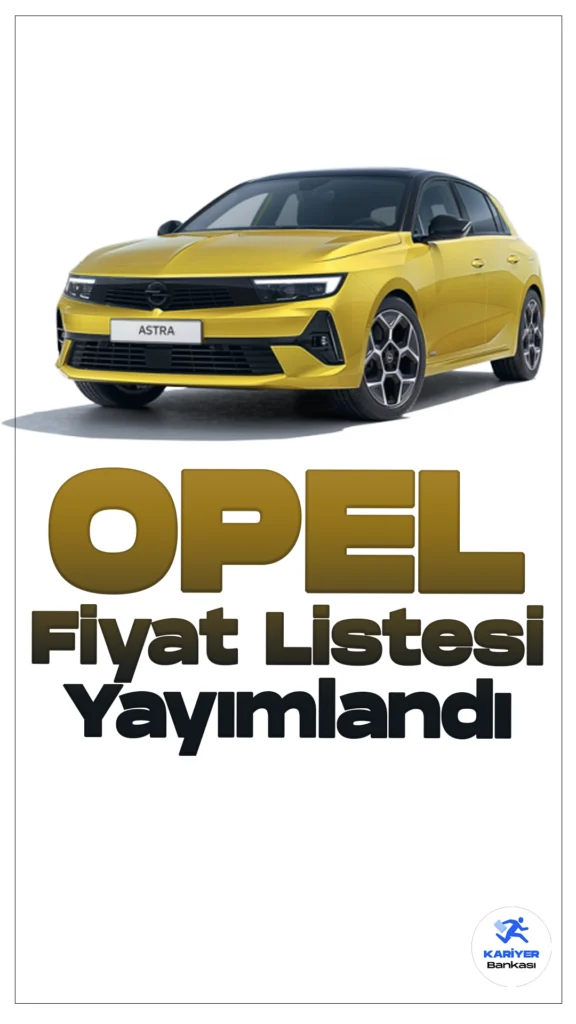 Opel Ağustos 2024 Fiyat Listesi Yayımlandı.Opel, 2024 yılı için araç modelleriyle dikkat çekmeye devam ediyor. Alman otomotiv devinin Astra, Corsa, Mokka, Crossland ve Grandland serileri, performans, konfor ve teknoloji açısından kullanıcılarına geniş bir seçenek sunuyor. İşte Opel’in 2024 araç model ailesine genel bir bakış: