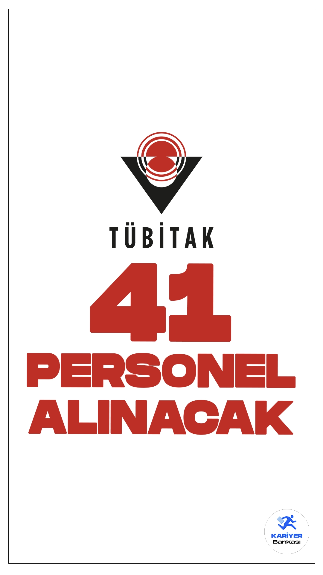 TÜBİTAK 41 Personel Alımı Yapacak. TÜBİTAK Marmara Araştırma Merkezi (MAM), farklı mühendislik ve teknik alanlarda istihdam edilmek üzere Araştırmacı ve AR-GE Proje Teknisyeni pozisyonlarına personel alımı gerçekleştirecek. Toplamda 41 pozisyon için duyuru yayımlayan MAM, başvuruları 2 Eylül 2024 tarihine kadar kabul edecek.