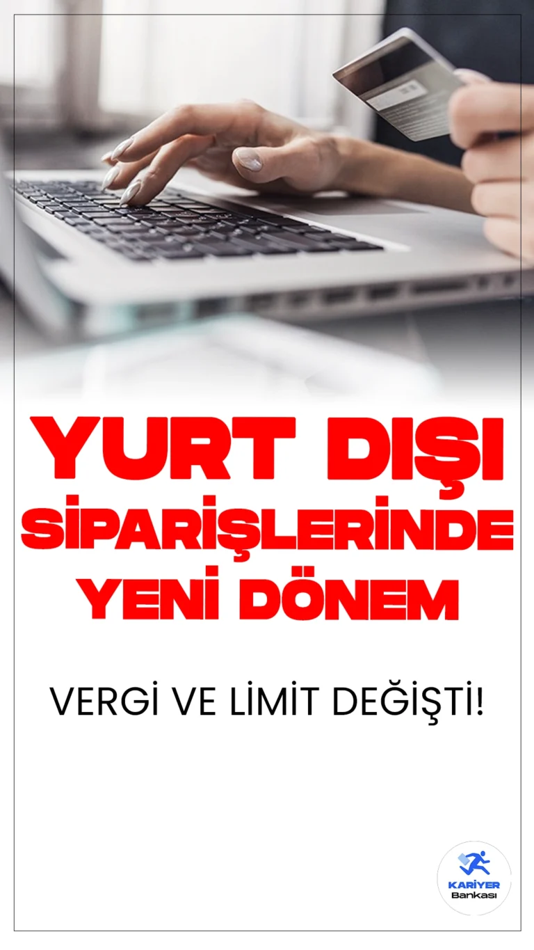 Yeni Yurt Dışı E-Ticaret Düzenlemesi Yürürlüğe Girdi: Vergi Oranları ve Alışveriş Limitleri Değişti.Yurt dışı e-ticaret sitelerinden yapılan alışverişlerde yeni düzenlemeler yürürlüğe girdi. 4458 sayılı Gümrük Kanunu kapsamında yapılan değişiklikle, hızlı kargo alışveriş limiti 150 eurodan 30 euroya indirildi. Bu düzenlemeyle birlikte, AB ülkelerinden gelen kargolarda vergi oranı yüzde 30, AB dışı ülkelerden gelen kargolarda ise yüzde 60 olarak uygulanacak.